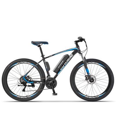 China Modern Aluminum Alloy Electric Bike 21 Speed ​​26 Inch Adult Bicycle Mountain Bike Electric Alu Alloy Frame for sale