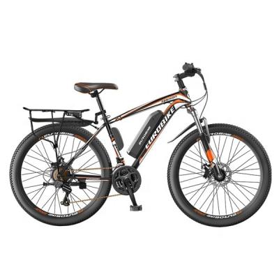 China Steel Modern Electric Bike 21 Speed ​​26 Inch Adult Bicycle Electric Mountain Bike Steel Frame for sale