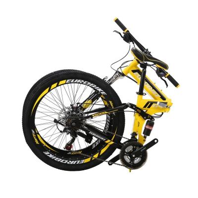 China New Fashion Steel Folding Bike 21 24 Speed ​​Customized OEM/ODM Best Fold Up Bike Price One Second Folding Bike Frame for sale