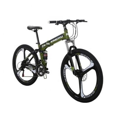 China New Fashion Steel Folding Bike 21 24 Speed ​​Customized OEM/ODM Best Fold Up Bike Price One Second Folding Bike Frame for sale