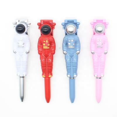 China Cute Promotional Pen Cartoon 3D Space Man Space Ball Pen Logo Plastic Pen for sale