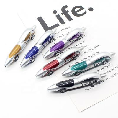 China Creative Promotional Pen Kids Gift Cartoon Car Shape Ball Pen With Custom Logo for sale