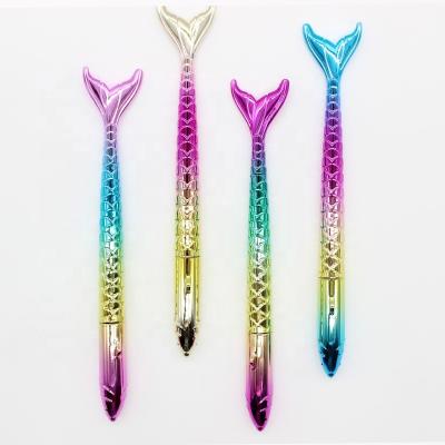 China Promotional Rainbow Pen Customized Ballpoint Mermaid Pen from Pen Girls Cute Mermaid Toys Kawaii for sale