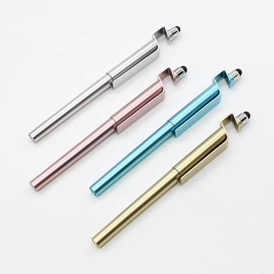 China Cheap delivery tool gel pen normal quick promotional plastic stylus pen holder phone pen for sale