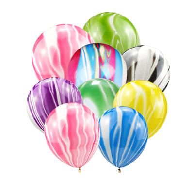 China Party Decoration Wholesale 12inch Agate Latex Balloon Helium Balloons For Birthday Wedding Party Decoration for sale