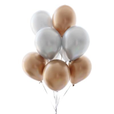 China 12 Inch Metallic Latex Balloons High Quality Pearl Gold Metal Balloon Birthday Graduation Party&wedding Decoration Party Decoration for sale