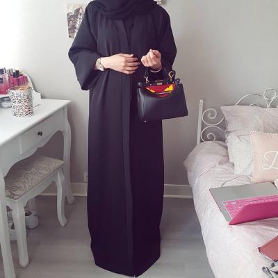 China High Quality Islam Hijab Dress Dubai Kaftan Dress Turkey Abaya Kimono Cardigan Jilbab Abayas Women Summer Muslim Open Kaftan Long Dress for sale