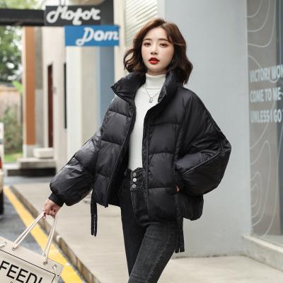 China Breathable Winter Parkas Women Coats 2021 Stylish Down Jackets Women Polyester Short Female Jacket for sale