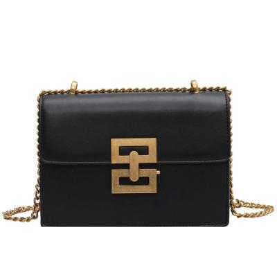 China New high quality drop women bags special designer handbags shoulder ladies chain metal lock famous brand for sale