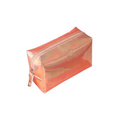 China High Quality Bolso de Cosmeticos Women Portable Makeup Bag Laser PVC Cosmetic Bags Ladies Make Up Pouch for sale