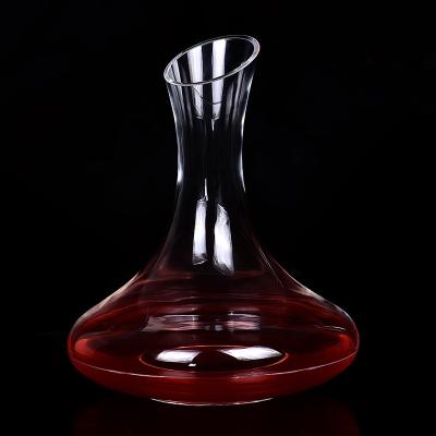 China Viable Wine Decanter , Clear Crystal Glass Decanter For Wine for sale