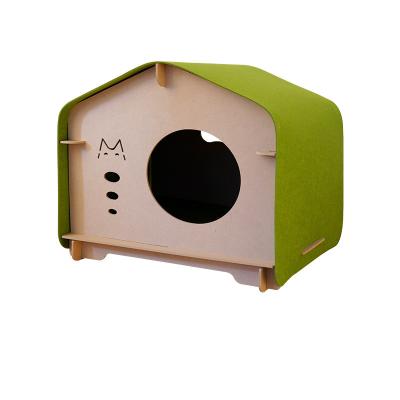 China Stocked cat villa cage cat luxury home cage cat carrier cage for sale