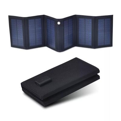 China Camping Sunpower Cell 14w 15w Folding Solar Phone Charger Portable Foldable Solar Panal for sale