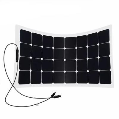 China Home Commercial Solar High Efficiency 22% PET ETFE Solarpanel 60w 100w 200w 300w 400w 12v 24v 48v Mono Flexible Solar Panel OEM System for sale