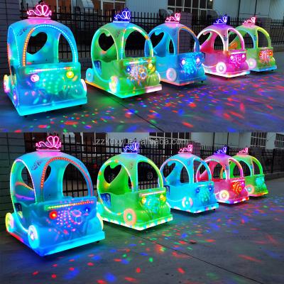 China Ride On Toy New Design All-body Kids Princess Lovely Electric Car Shiny Outdoor Playground Float Remote Control Toy Car for sale