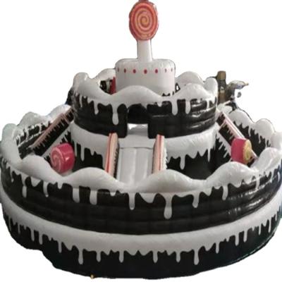 China Naughty inflatable bodybuilding fitness castle manufacturers on sale for sale