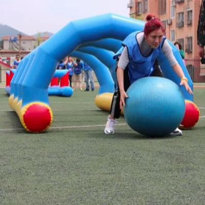 China Outdoor Sport Game Set 4 Factories Customized Inflatable Obstacle Course Game Equipment For Kids/Adults,Team Building Inflatable Game For Sale for sale