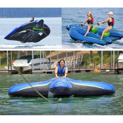 China Water Entertainment Water Park Floating Inflatable Flying Fish, Custom Water Entertainment Equipment Support, Inflatable Fun Water Sports for sale