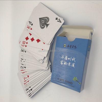 China Entertaiment Playing Cards / Advertising Paper Custom Playing Cards , Paper Full Color Playing Cards For Advertising for sale