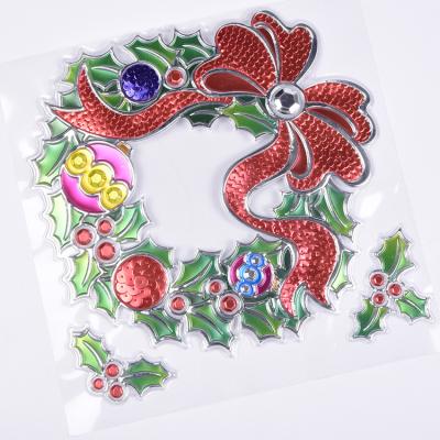 China Cartoon Sticker Christmas Decoration Window Sticker Electrostatic Vinyl Sticker for sale