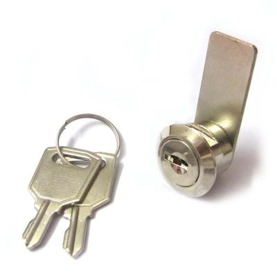 China Small Flat Key Cam Lock for Display Case Cabinet Cam Lock with small Key Aliked Key for sale