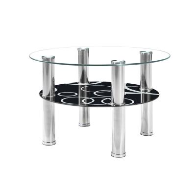 China Living Room Furniture Adjustable Small (Size) Glass Coffee Table for sale