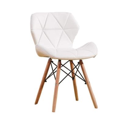 China Low Price Good Quality Adjustable White Leather Wooden Legs Lounge Chair (Size) for sale