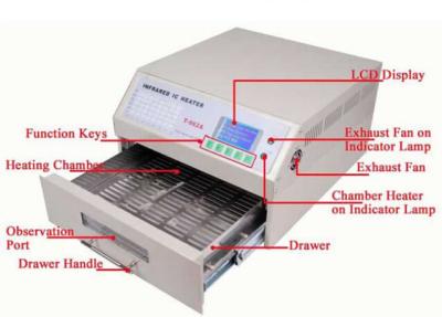 Chine Station infrarouge de reprise de l'appareil de chauffage BGA du four 300*320mm 1500w IC de ré-écoulement de T962A Benchtop pour SMD SMT à vendre