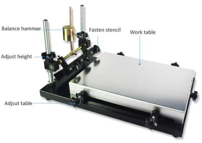 China 4432 Stencil Printer for SMT Production Line Manual Silk Screen Solder paste printer for sale