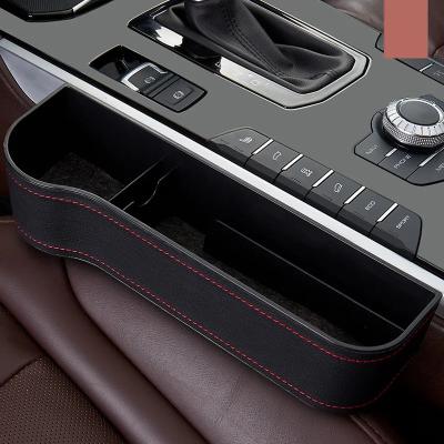 China PU+PP Factory Direct Sales PU+PP Car Sundries Car Back Seat Organizer Car Seat Gap Filler Leather Organizer for sale