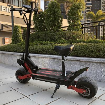 China Unisex Adult Motorized Wheels Off-Road Tires Blade Led Front Wheel Akez Dual Motor Lightweight Electric Scooters for sale