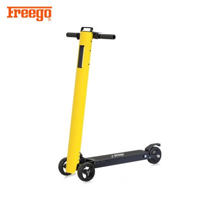 China Aluminum Alloy Factory Supply Adult New 3 Wheels Lighted Electric Kick Board Folding Mini Scooter for sale