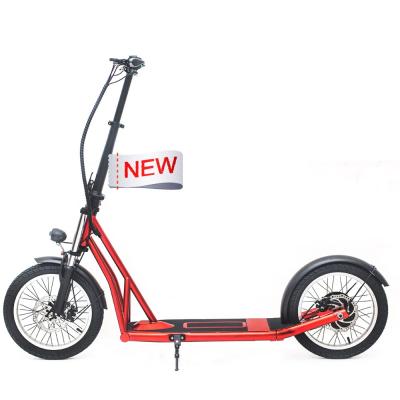 China Electric unisex scooter for fun with 500w motor 14 inch pneumatic tire with dual disc brake system for sale