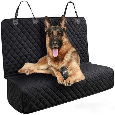 China Wholesale Breathable Dog Car Seat Cover Black Pet Accessories Products Pamper Seat Cover Universal Car Pet Hammock for sale