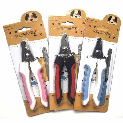 China Viable 6 Cm Dog Pet Nail Cutter Scissors Set Stainless Steel Grooming Custom Pet Scissors for sale