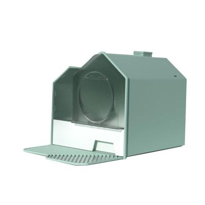 China Large Space Viable Scoop Door Cat Training Toilet Hidden Hooded Trash Can for sale