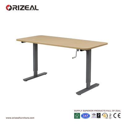 China Orizeal Commercial Size Furniture Adjustable Standing Desk, Ergonomic Sit To Stand Desk, Stand Up Workstation (OZ-ODKS001) for sale