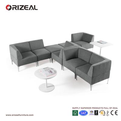 China Sofa Orizeal Modern Gray Fabric Sectional Modular Sofa (OZ-OSF019) for sale