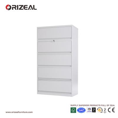 China Vertical Side Filing Cabinet Orizeal 5 Drawer Filing Cabinet With Anti Titled Lock (OZ-OSC015) for sale