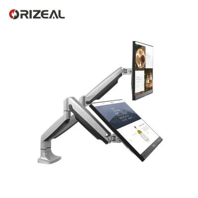 China Dual Monitor Rotating LCD Computer Monitor Mount Desktop Bracket 13-27