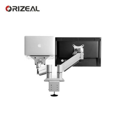 China Adjustable Fender Arm Dual Height Laptop Monitor and Computer Pole Stand Holder for Desk â ‰ ¤ 30