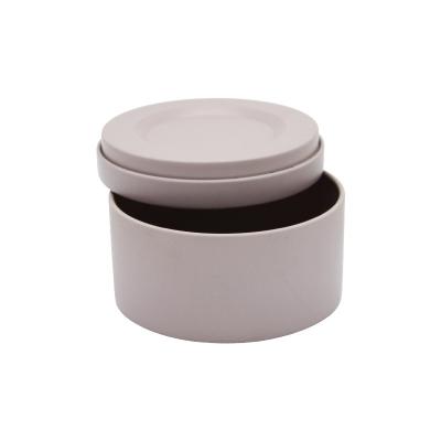 China Gift & Craft Matte Black Candle Tin With Lid And Gift Box, Tin Cans For Candle Making Candle Making White Tins for sale