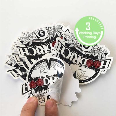 China Custom Sticker Logo Waterproof Die Cut Vinyl Label Stickers Album for sale