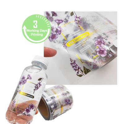 China Transparent Waterproof Vinyl Sticker Foil , Waterproof Transparent Label for sale