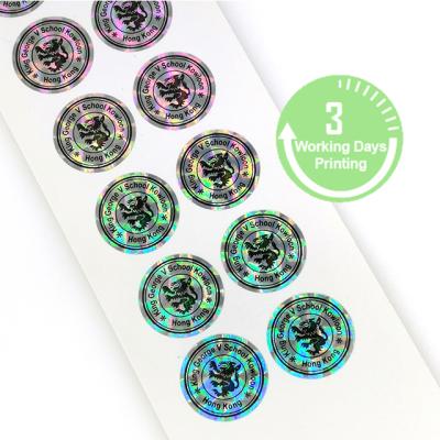 China Hologram Custom Hologram Label Sticker , Hologram Stickers 3D Hologram Label for sale