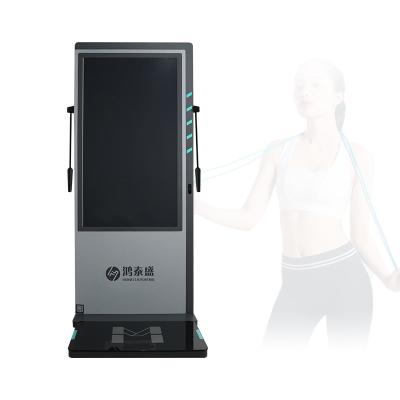 China Health Center Professional Gym Club Professional Training Running Fitness Test Bioelectrical Impedance Bmi Body Composition Scale Machine With Handles Printer for sale