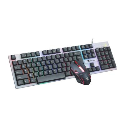 China High Quality Colorful Background Computer Game LED Wired USB Mouse and Keyboard Combo for sale