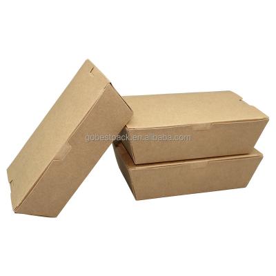 China Popular OIL PROOF Take Out Box Take Out Box Paper Lunch Box for sale