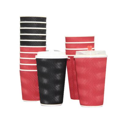 China Recyclable Single Wall Paper Coffee Cup With Lids Logo Printed Disposable Bamboo Customized Custom Style Packaging Color Feature Eco Material for sale