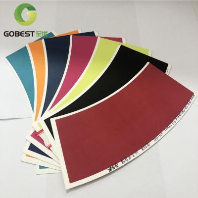 China Waterproof Eco Friendly Flexo Printing Cup Coated Fan Paper PLA Raw Material For Coffee Paper for sale